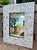 Vintage Mosaic Mother of Pearl Framed Wall Mirror For Sale - Image 4 of 7