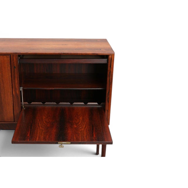 Mid 20th Century Mid 20th Century Rare Rotating Rosewood Bar Cabinet by Sola Møbelfabrik, Attributed For Sale - Image 5 of 6