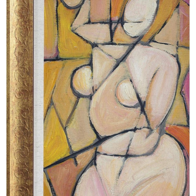1950s The Vanguard Series Nr. VIII: Postwar European Abstract Composition, 1950s-1970s, Oil on Board For Sale - Image 5 of 13