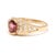 Early 21st Century 1ctw Pink Tourmaline & Diamond Ring, 14k Yellow Gold, Ring Size 5.75 For Sale - Image 5 of 6