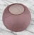 Purple Vintage Art Deco Amethyst Purple Satin Glass Botanical Round Vase For Sale - Image 8 of 10