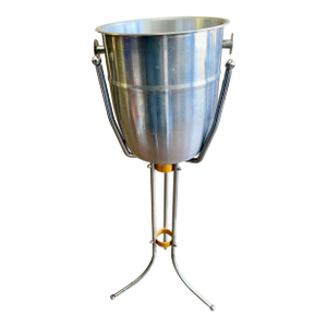 Mid 20th Century Hollywood Regency Ice Bucket/Wine Cooler Server W/ Stand