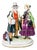 Traveling Couple Figurine from Capodimonte For Sale