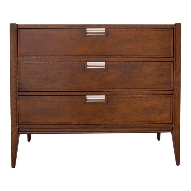 Basic Witz Mid Century Modern Walnut Dresser Chairish