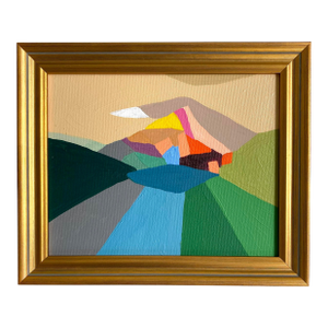 "Tulip Mountain #3" 2026 Framed Painting by Jessalin Beutler