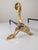 Brutalist Sculptural Bronze Andirons, 1970s, Set of 2 For Sale - Image 13 of 15