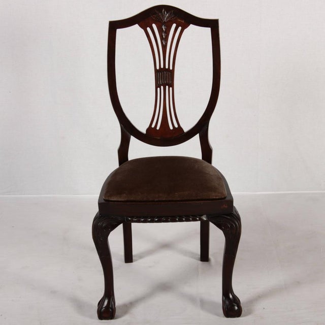 Antique Chairs in Oak, 1910, Set of 6 For Sale - Image 4 of 18