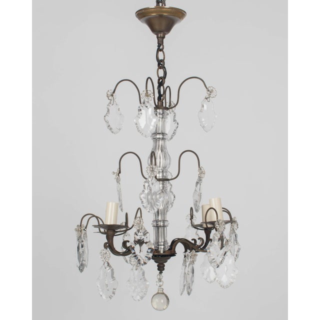 French Louis XV Style Crystal Chandelier For Sale - Image 15 of 16
