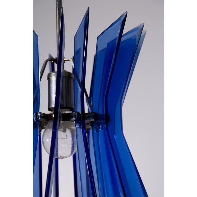 Pendant Lamp in Glass from Veca, 1970 For Sale - Image 4 of 8