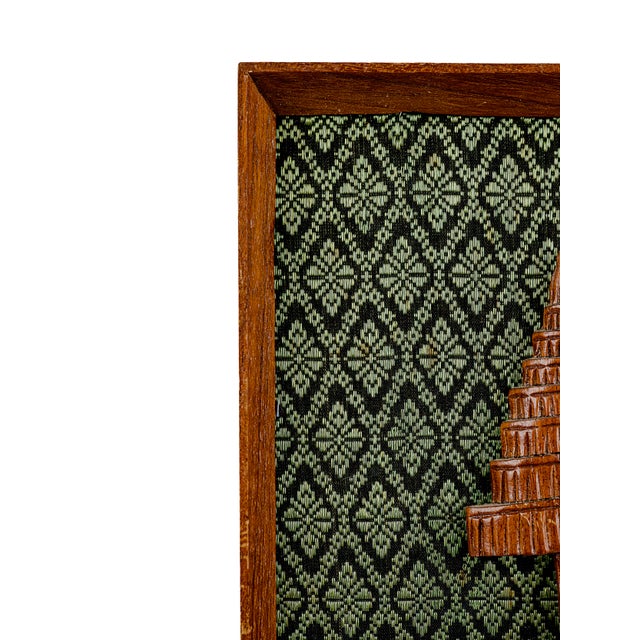 Vintage Thai Teak Wood Wall Hangings Featuring Elephants For Sale - Image 10 of 11