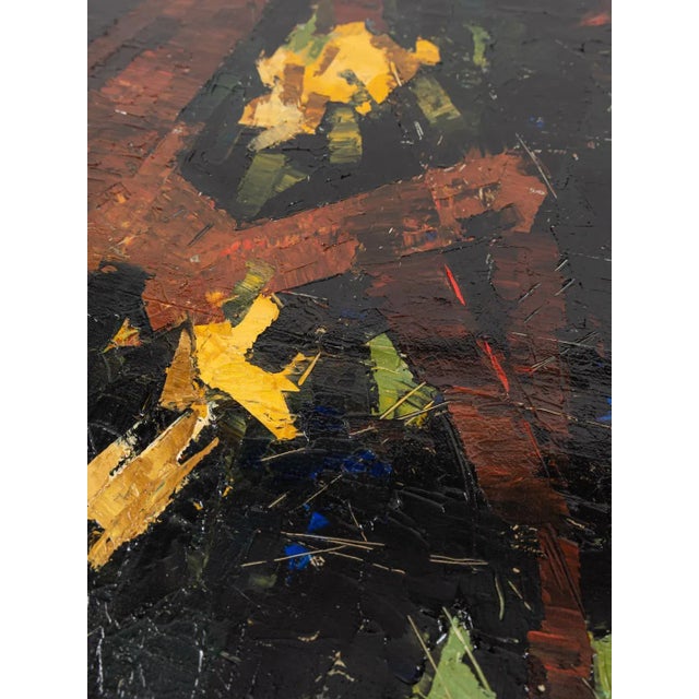 1960s Ditti Hood, Ur Travels Flora, Oil on Canvas, Framed For Sale - Image 5 of 11