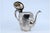 Metal Silver Kettle with Reliefs and Removable Lid For Sale - Image 7 of 11
