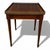 Baker Furniture Louis XVI Side Table With Walnut Veneer & Brass Gallery For Sale - Image 10 of 12
