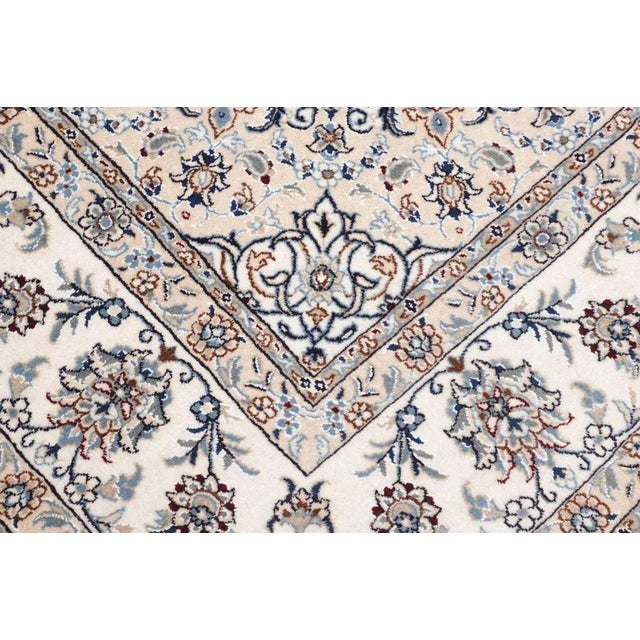 Nain Rug with Floral Pattern For Sale - Image 6 of 11