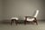 1970s Set of Vintage Teak Scoop Chair with Ottoman by R.Huber & Co, 1960s For Sale - Image 5 of 17