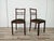 Art Deco Dining Chairs in Walnut and Fabric, 1940, Set of 2 For Sale - Image 14 of 14