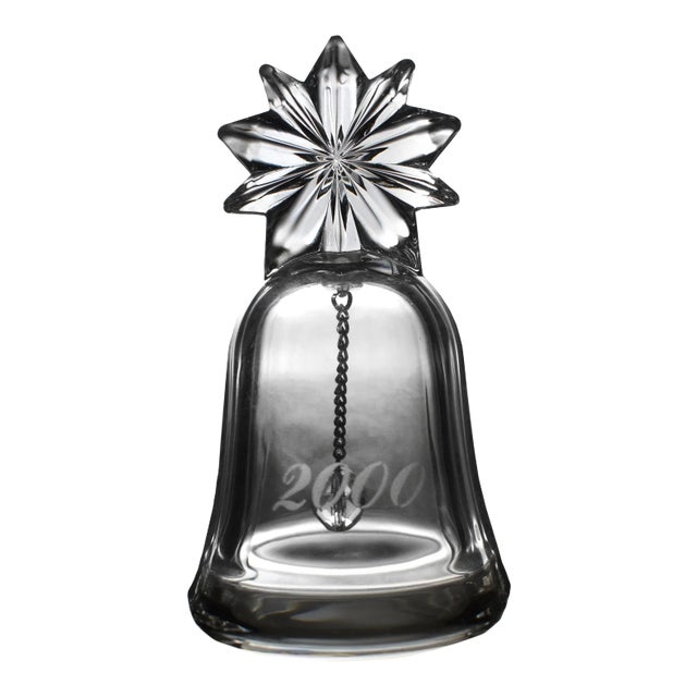 Anna Hutte Bleikristall Lead Crystal Dinner Bell For Sale