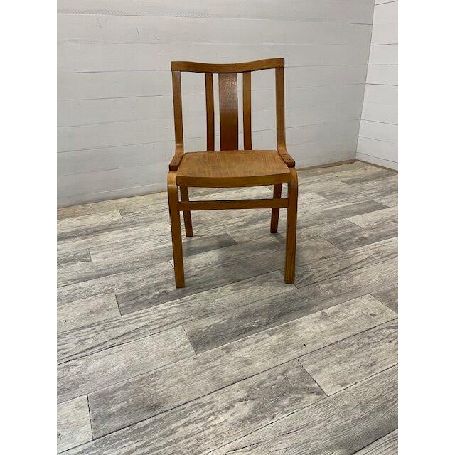 Vintage Wooden Chair from TON For Sale - Image 9 of 9
