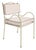 Panarea Armchair in Red and Cream Striped Upholstery by Ceraudo, 2010s For Sale