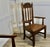 Set of Arts and Crafts Carved Oak Carver Chairs For Sale - Image 6 of 9