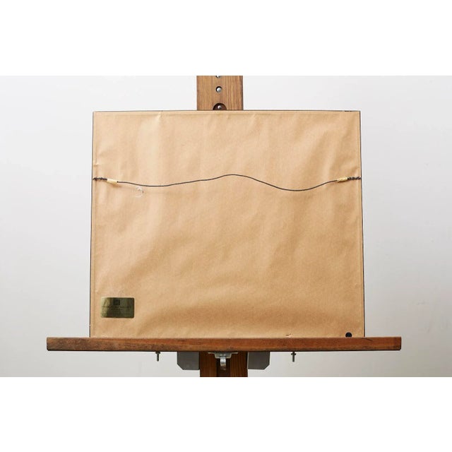 Chinese Framed Water Color of a Man and Woman For Sale - Image 12 of 13