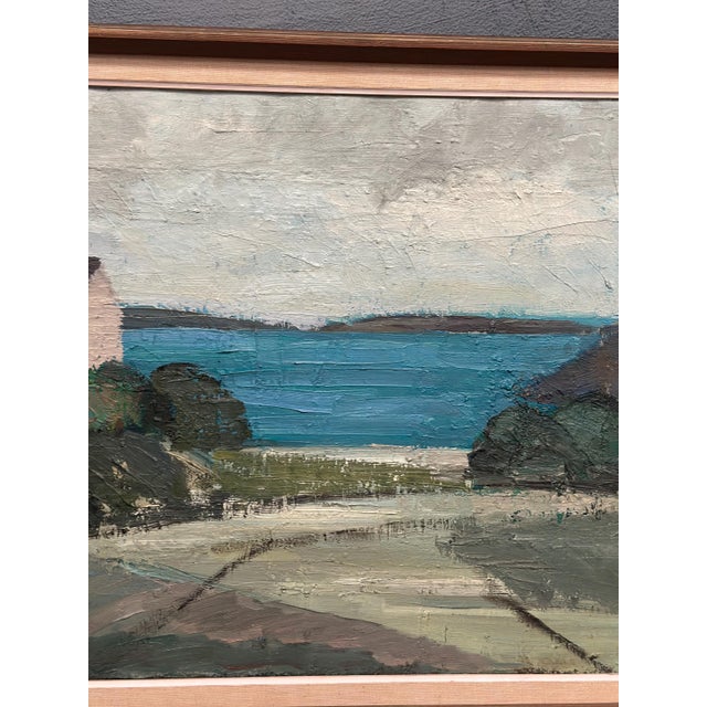 Einar Persson, Coastal Motif, 1950s, Oil on Panel, Framed For Sale - Image 14 of 18