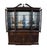 Late 20th Century Pennsylvania House Banded Mahogany Traditional Chippendale Style 71" Breakfront Lighted Display China Cabinet 13-3607 For Sale - Image 5 of 15