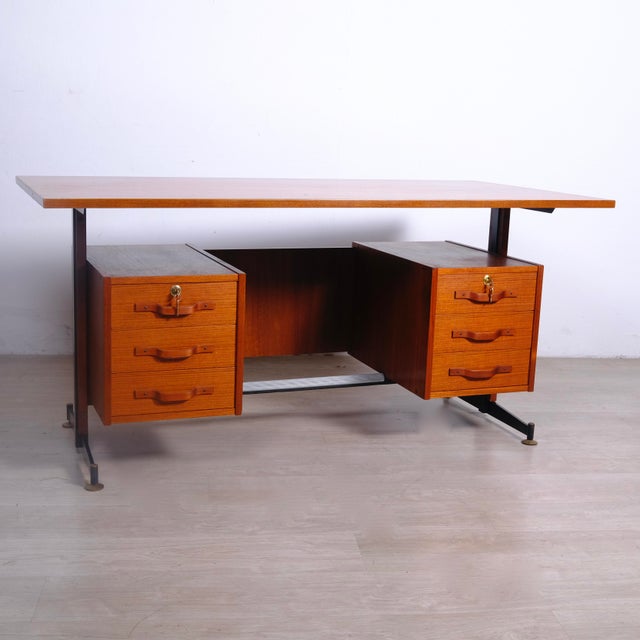 Scandinavian Modern Desk, 1960s For Sale - Image 4 of 18