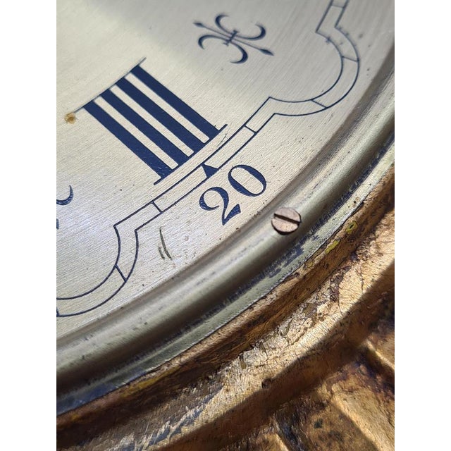 Electrica Sunburst Wall Clock, 1960s For Sale - Image 6 of 11