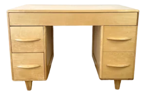Vintage Mid-Century Modern Heywood Wakefield Straight Student Desk Model M783