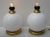 Mid-Century Modern Mid-Century Brass and Murano Glass Table Lamps, 1970s, Set of 2 For Sale - Image 3 of 11