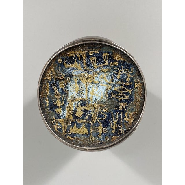Lidded Box in 925 Sterling Silver with Enameled Zodiac Signs, 1960s For Sale - Image 15 of 18