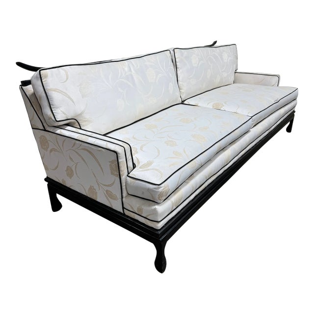 Unusual Vintage Asian Pagoda Style Sofa For Sale