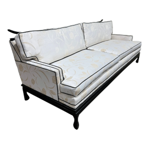 Unusual Vintage Asian Pagoda Style Sofa