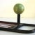 Metal French Coat Rack with Balls and Mirror, 1950s For Sale - Image 7 of 8