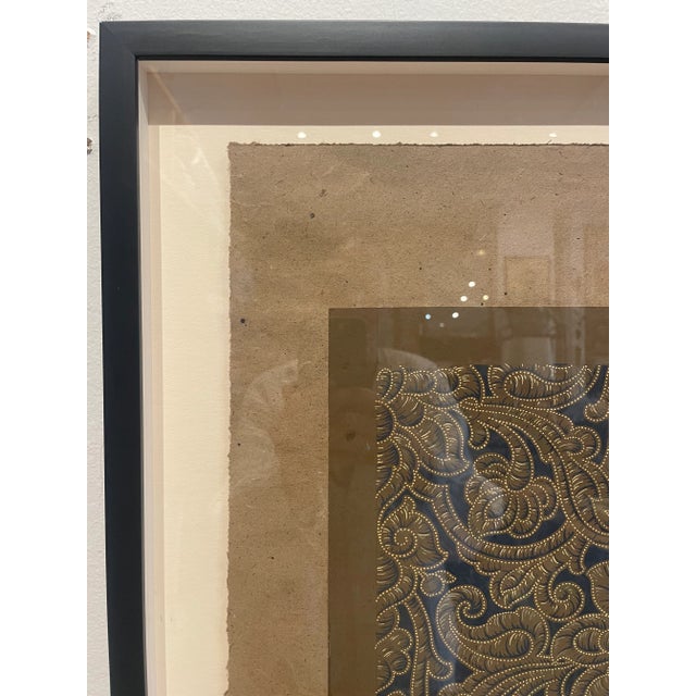 Early 20th Century Antique French Wall Covering Strike-Off For Sale - Image 5 of 12