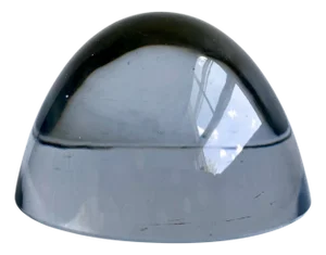 Vintage Clear Glass Magnifying Dome Paperweight