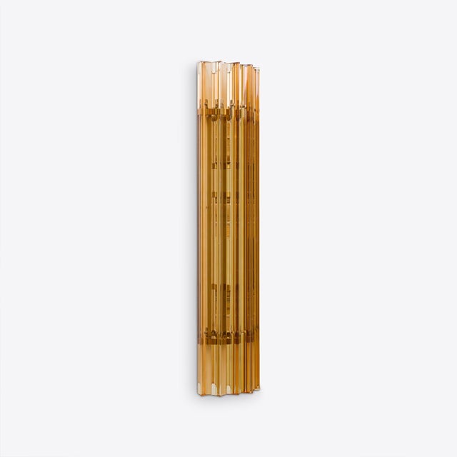 Large Amber Amaro Wall Light from Pure White Lines For Sale - Image 4 of 11