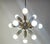 Mid-Century Space Age Sputnik Chandelier, 1970s For Sale - Image 9 of 16