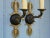 French Serpent Wall Sconces in Ornate Bronze and Gold, 1920s, Set of 2 For Sale - Image 6 of 18