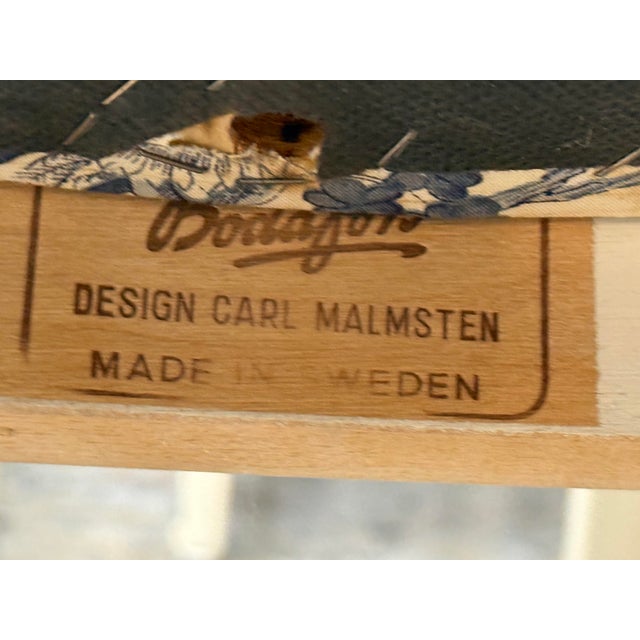 Carl Malmsten for Bodafors Herrgården Mid 20th Century Dining Chairs, Set of Eight For Sale - Image 10 of 12
