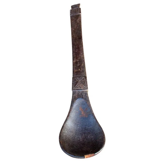 Tribal Antique Long Xhosa Spoon For Sale In Los Angeles - Image 6 of 6