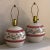 Vintage Hand-Glazed Floral Pottery Lamps — a Pair For Sale - Image 4 of 12