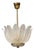 1960s Mid-Century Modern Carl Fagerlund, Tulip Chandelier, Molded Glass, Brass For Sale