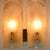 2-Shade Brass and Murano Glass Wall Lights attributed to J.T. Kalmar, 1960s, Set of 2 For Sale - Image 3 of 12