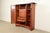 Stickley Harvey Ellis Collection Arts & Crafts Inlaid Oak and Leaded Glass Bookcase With Drop Front Secretary Desk For Sale In South Bend - Image 6 of 18