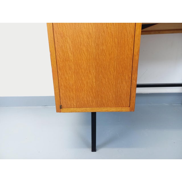 Vintage Multitable Desk in Oak by Jacques Hitier, 1960s For Sale - Image 18 of 18
