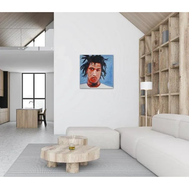 Modern Pop Art Portrait Oil Painting Original For Sale - Image 4 of 12