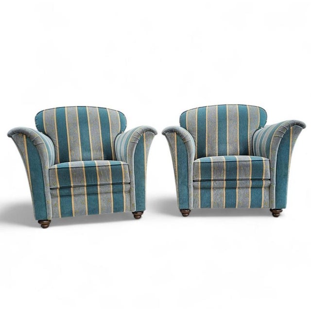 Green Club Chairs, 1980s, Set of 2 For Sale - Image 8 of 18