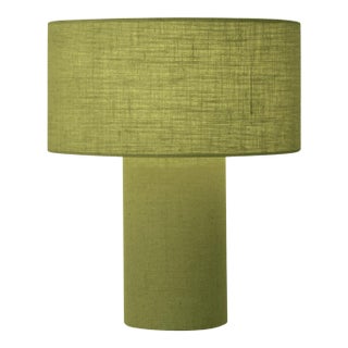 Mid-Century Modern Moonlight Avocado Table Lamp For Sale